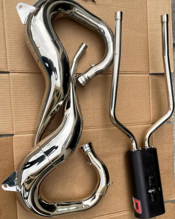 Yamaha Banshee CHROME DMC 916 pipes + silencer - Image 4